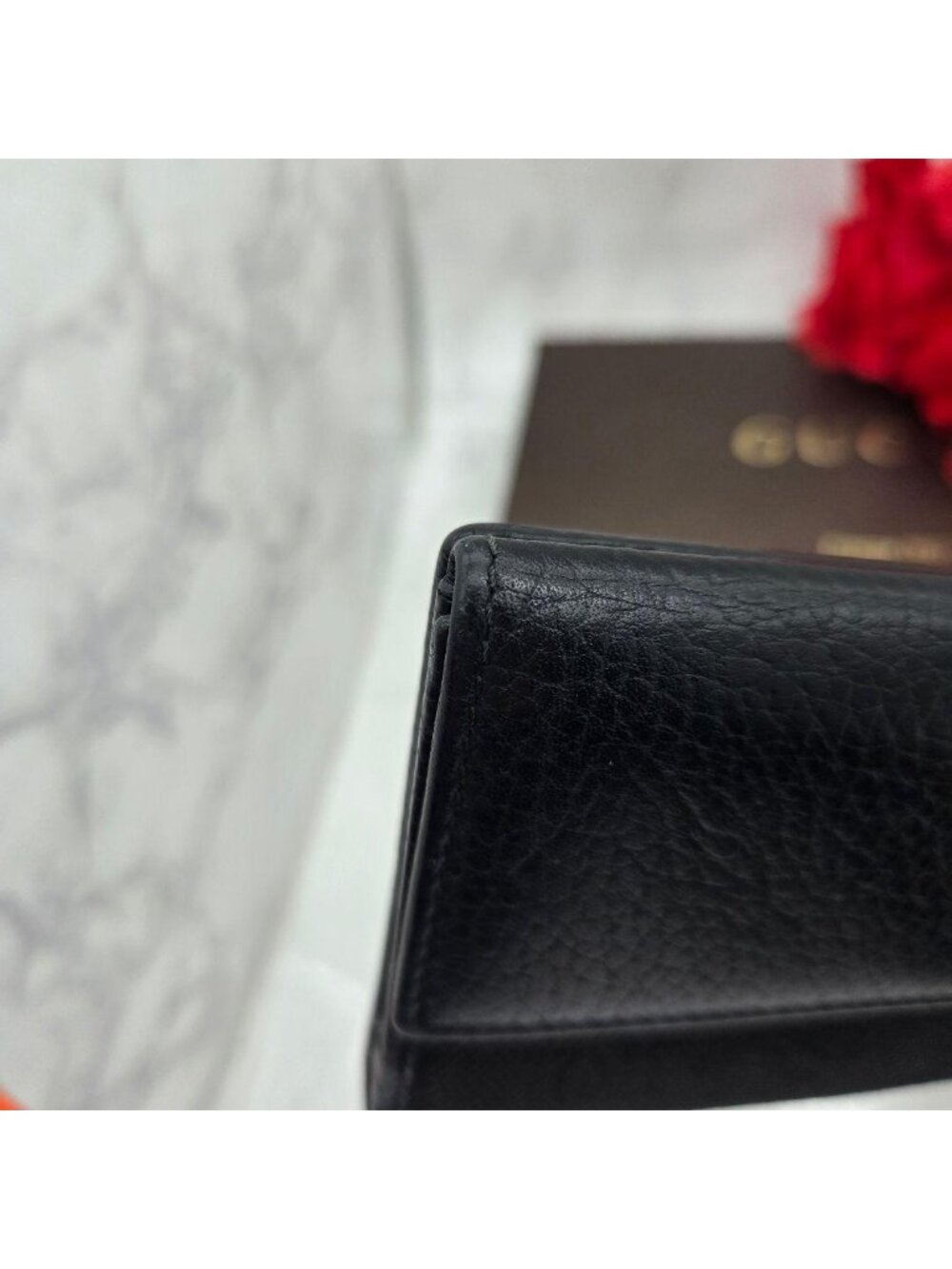 Gucci Wallet GG Canvas Leather Black - Picture 4 of 16